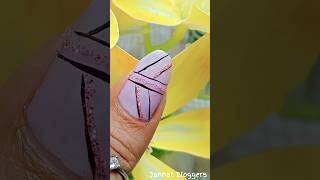 ❤️🌸 Easy nailart Design shorts jannatblogger nailart naildesign bhootfmemailstory [upl. by Annavoig272]