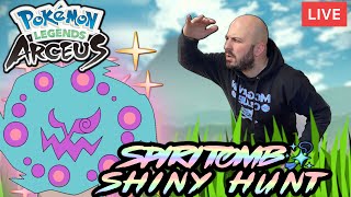 LIVE Spiritomb Shiny Hunting with Shiny Charm Pokemon Legends Arceus [upl. by Lukas]