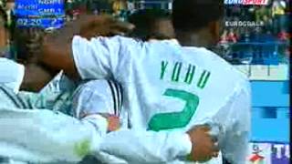 2004 February 8 Nigeria 2 Cameroon 1 African Nations Cup [upl. by Suk]