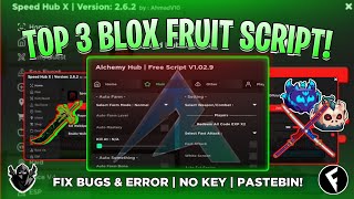 NEW TOP 3 Blox Fruits ScriptHack  Auto Farm  Auto Raid  Auto V4 Mobile amp PC 2024 [upl. by Tallbot]