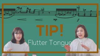 Tip 5  Flutter Tongue I 플러터텅 I flatterzunge 타악기효과 I 플루트 특수주법 I 플루트 현대기법 I 비로소음 I 작곡 성세인 I 플루티스트 장예지 [upl. by Inacana]