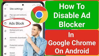 How to Disable AdBlock on Google Chrome [upl. by Penney]