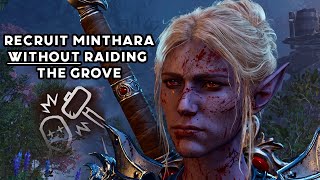 How to recruit Minthara WITHOUT destroying the grove  Baldurs Gate 3 [upl. by Anived]