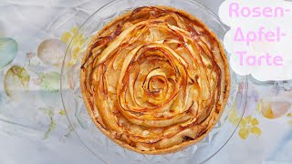 Apfelkuchen Rezept  RosenApfelTarte  mit Dagmar von Cramm [upl. by Rafaellle]