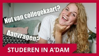 Alles over je COLLEGEKAART  HvA [upl. by Allimak]