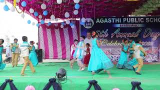 Andhamaina Dana Chandhamama Lanti Dana  Folk Song  Dance Performance  Agasthi Public School [upl. by Burnight115]