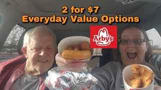 What can you get at Arbys for 7  Review foodreview fastfoodreview tastetest arbys [upl. by Ycnay954]