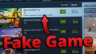 Over 800 Games Removed From Steam After Fake Game Scam [upl. by Dnar]