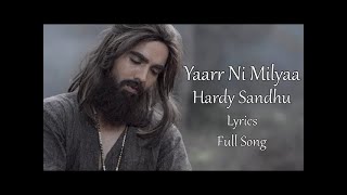 Yaarr Ni Milyaa  Ai Song  Harrdy Sandhu  B Praak  Jaani  Arvindr Khaira  Hindi Song 2024 [upl. by Htebazie]