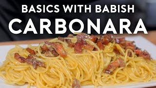 Carbonara  Basics with Babish [upl. by Darreg1]