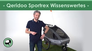 Alles Wissenswerte zum Qeridoo Sportrex Kinderanhänger [upl. by Erma663]