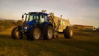 HD1080p Lisier 2017  Valtra n103 et mauguin citagri 11000l sur ray grass [upl. by Anitan]