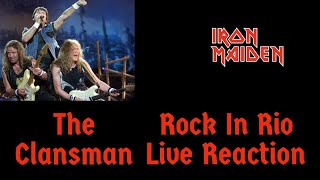 Iron Maiden The Clansman Live In Rio Reaction [upl. by Jemena]