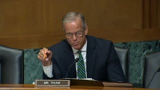 Senator Thune questions witnesses at Finance Committee hearing [upl. by Nema]