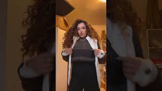 WARM amp CUTE 🧸 fashionblogger fashionstyle outfitideas fashionreels outfit curlyhair grwm nj [upl. by Sotnas]