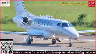 Marcelo Trentini a bordo do Phenom 300 PSAJG em decolagem direto para a Estratosfera [upl. by Melak579]