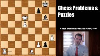 Mikhail Platov 1907 chess problem [upl. by Irod]