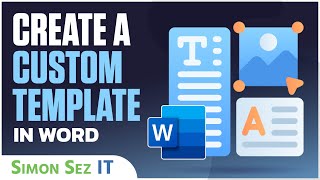 How to Create a Template in Word Creating Templates in Word [upl. by Drice]