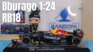 Bburago 124 Sergio Pérez Red Bull 2022 RB18 Abu Dhabi [upl. by Vigor]