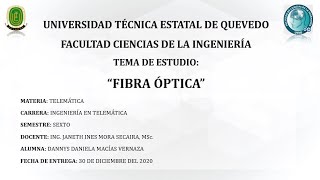 📌Fibra Óptica🤓¿Cuál es su historia ¿Cómo funciona y mucho mas👩🏻‍🏫BREVE RESUMEN💡📚 [upl. by Benge518]