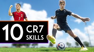 TOP 10 Cristiano Ronaldo Skills [upl. by Arymahs]