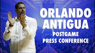 Orlando Antigua breaks down his night as Kentucky Wildcats head coach and Bahamas victory  SEC news [upl. by Boj]