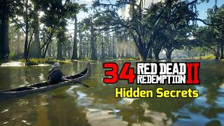 34 Hidden Secrets That Players Missed in Swamp  Red Dead Redemption 2 [upl. by Artied]