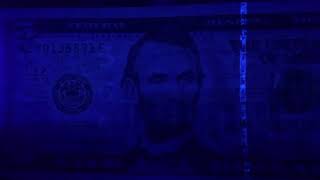 Detecting Counterfeit Money experiment Black light Experiment [upl. by Annua]