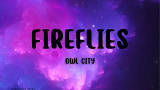 Owl City  Fireflies Lyrics [upl. by Atnod87]