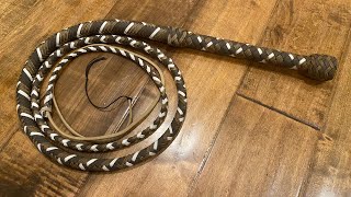 6 Ebay Earth Tone Nylon Bullwhip Review [upl. by Hulda]