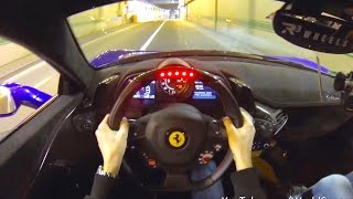 Insane POV Ferrari 458 Speciale w Straight Pipes and R3 Wheels [upl. by Towroy]