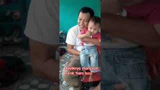 Nenk tiara di pangkon uwa auliafamily funny shorts [upl. by Yortal]