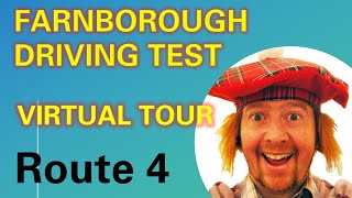 Farnborough driving test route 4 VR [upl. by Vania]