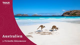 Australien Reisen Nationalparks amp Tipps  3 TARUK Virtuelle Reisemesse [upl. by Suchta516]