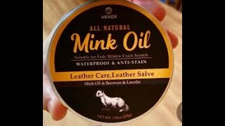 How to Apply Mink Oil to Work Boots 3 Different Mink Oils  Super Easy [upl. by Navek]