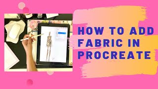 How to add fabric to your illustrations in Procreate [upl. by Yenoh]