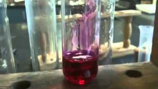 NaOH reaction with Phenolphthalein [upl. by Thacker961]