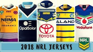 NRL Jerseys 2018 [upl. by Wendi]