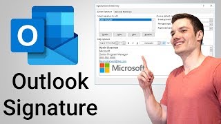 How to Add Signature in Outlook [upl. by Rosenzweig]