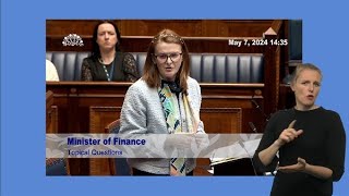 Question Time Finance Wednesday 7 May 2024 with BSL [upl. by Ahsekel101]