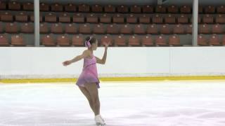 ISU 2015 Jr Grand Prix Riga Ladies Free Skate Loena HENDRICKX BEL [upl. by Mannes]