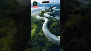 दुनिया का सबसे बड़ा सांप Titanoboa 🌎🔍🐍 shorts viral ytshorts [upl. by Lavina]