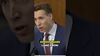 josh hawley grills clean energy exec seizure of farmer missourians land [upl. by Gabriella]