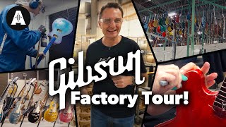 Behind the Scenes at Gibson USA Factory [upl. by Alesi]