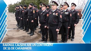 Raionul Căușeni are un contingent de 35 de carabinieri [upl. by Anined408]