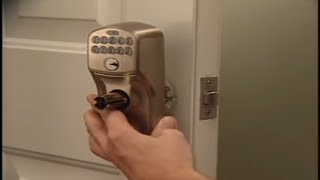 How To Install Your Schlage FE575 Keypad Entry Lock [upl. by Llertnek]