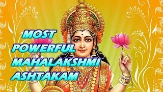 Most Powerful Mahalakshmi Ashtakam [upl. by Daly]