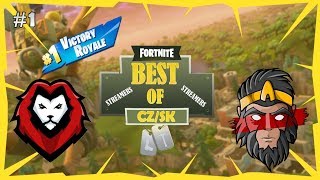 SESTŘIH NEJLEPŠÍCH MOMENTŮ OD FORTNITE CZSK STREAMERŮ 1 [upl. by Bonnibelle]