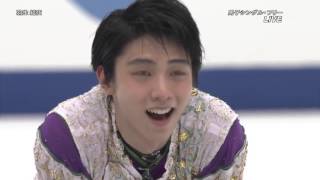 羽生結弦 NHK杯フリー 21607点（総合32240点） Yuzuru Hanyu FS [upl. by Ardnak200]