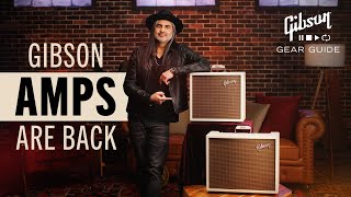 The Return of Gibson Amps Falcon 5 amp Falcon 20  Full Demo [upl. by Attenyl]